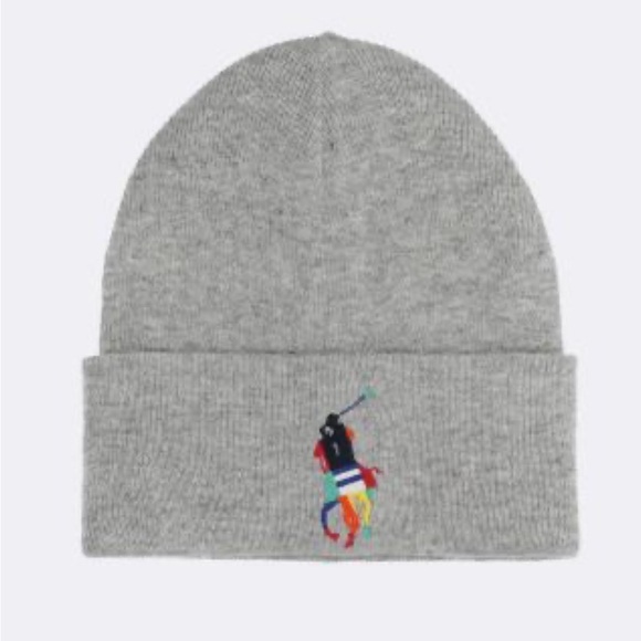 Polo Ralph Lauren Other - Polo Ralph Lauren: Reversible Beanie{One Size}Heather-Grey/Navy